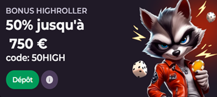 Rocky Spin Highroller Bonus