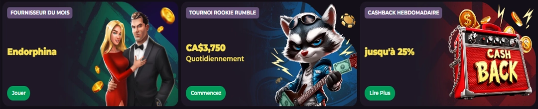 Section Rocky Spin bonus 