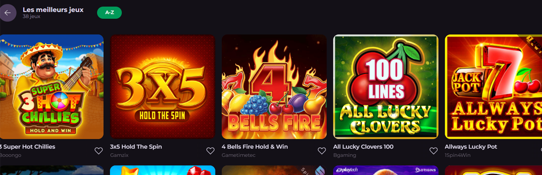 Rocky Spin Meilleurs Jeux du Lobby